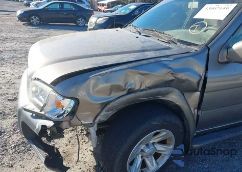 2002 Nissan Pathfinder Le из США, поврежденный, VIN JN8DR09X32W658312